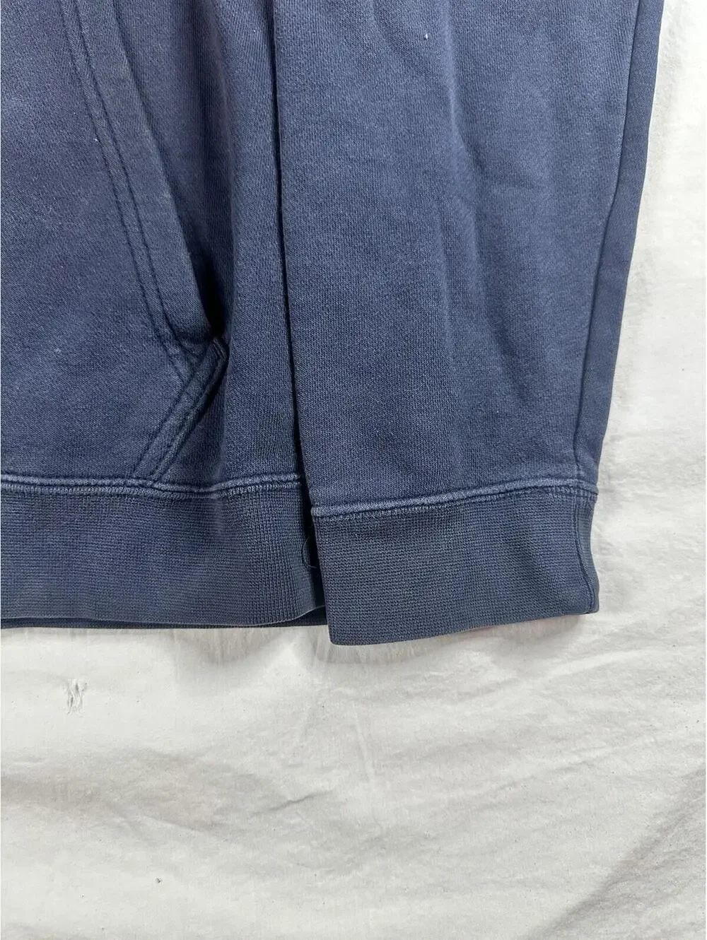 🔥👟 Nike Navy Blue Pullover Hoodie Swoosh Logo Sweatshirt M 🔥👟